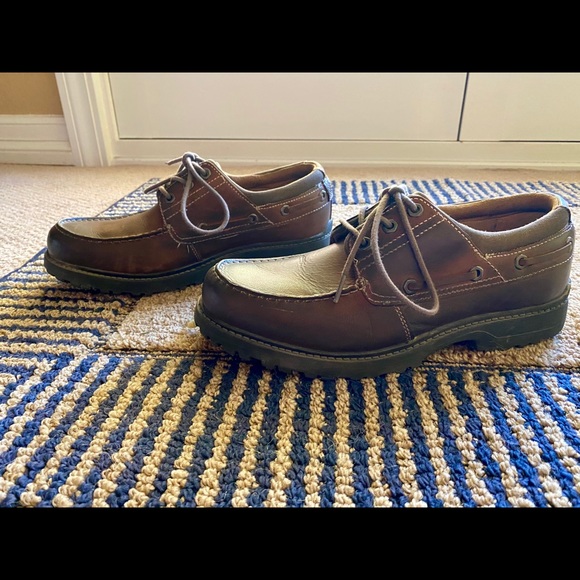 š„¾Menās Chaps leather lace up oxfords size 11.5 - Picture 3 of 9